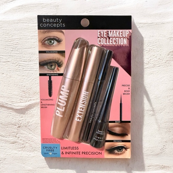 🎄🕎 BODY CARE WARM WINTER SET WITH PLUSH EARMUFFS/EYE MAKEUP COLLECTION BUNDLE - Picture 4 of 4